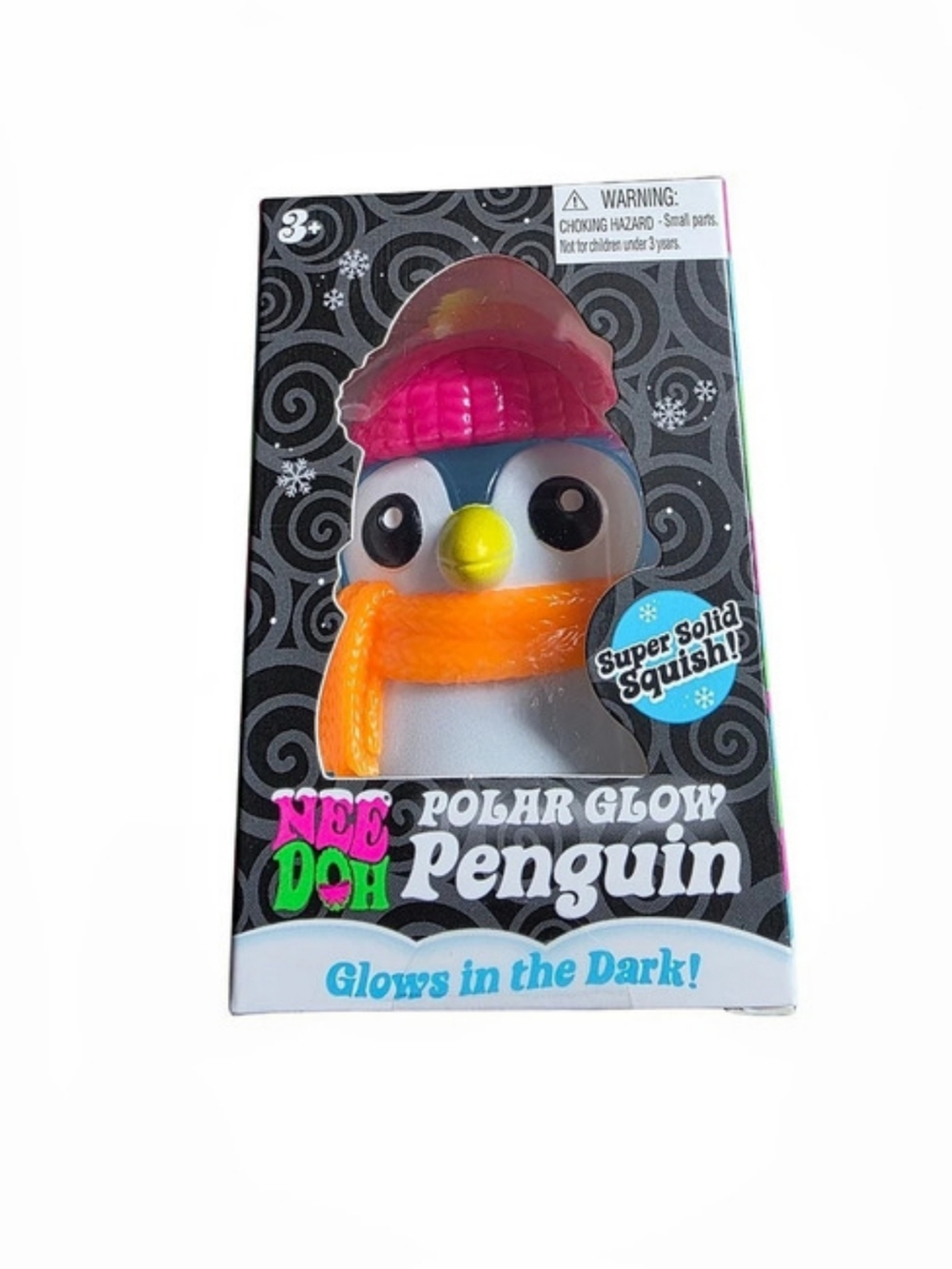*AUTHENTIC* NeeDoh Polar Glow Penguin Squishy NWT